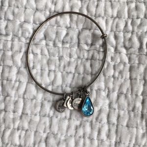 Alex and Ani Water Charm Bracelet